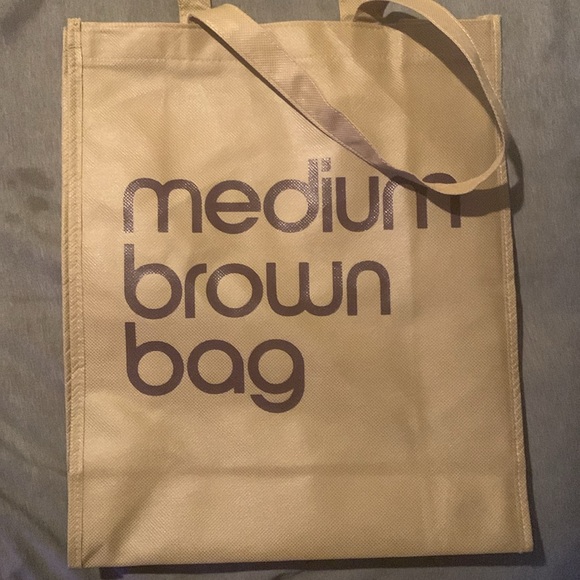 Bloomingdale’s Medium Brown Bag Canvas Tote Bag 💼 - Picture 3 of 3
